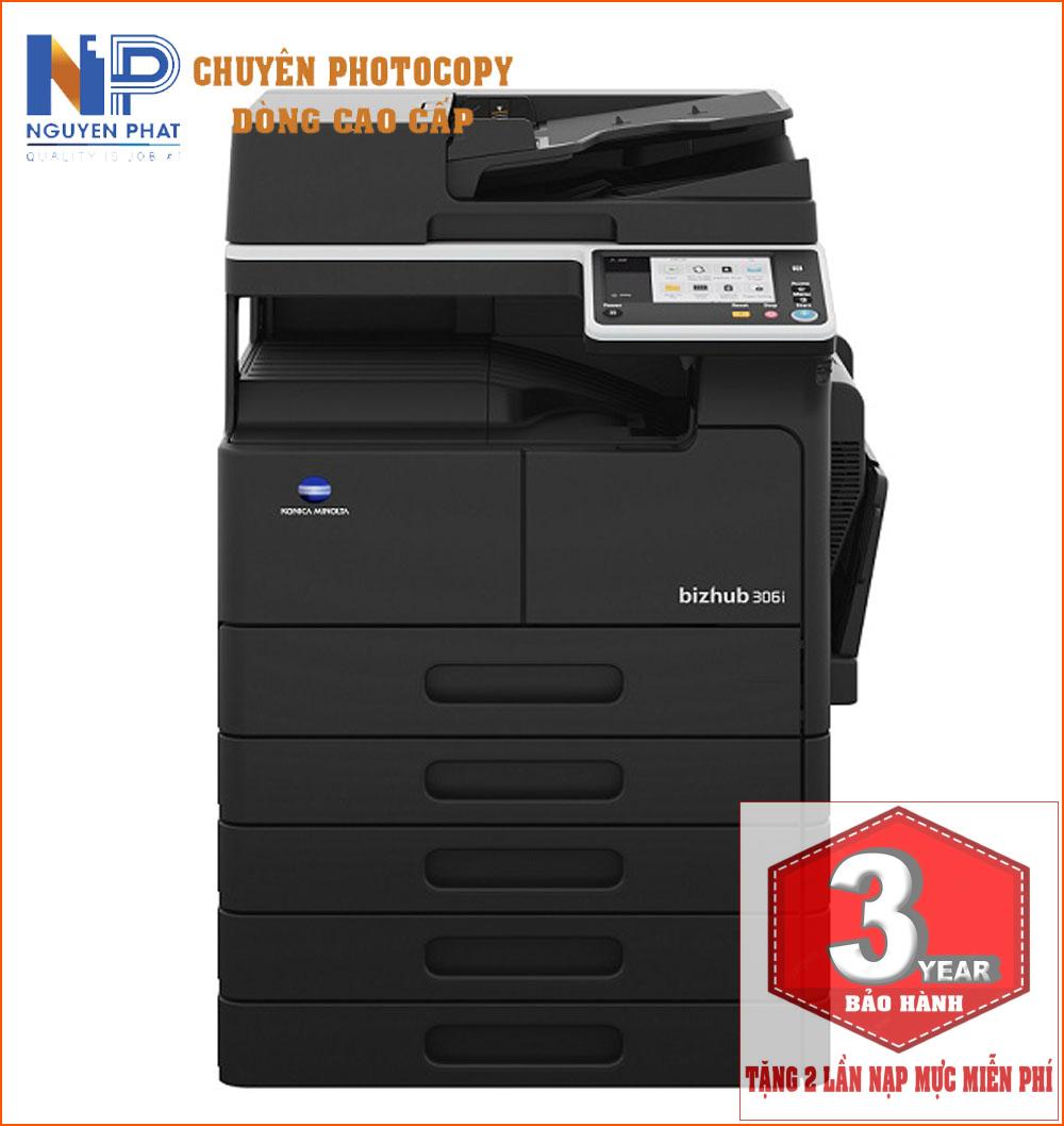 Máy photocopy Konica Minolta Bizhub 306i full option