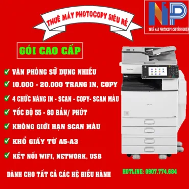 THUÊ MÁY PHOTOCOPY GÓI CAO CẤP IN TRẮNG ĐEN