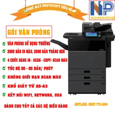 THUÊ MÁY PHOTOCOPY GÓI VĂN PHÒNG IN MÀU