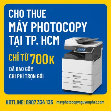 THUÊ MÁY PHOTOCOPY TOSHIBA/RICOH TRẮNG ĐEN
