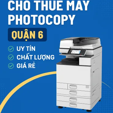 Cho thuê máy photocopy tại Quận 6