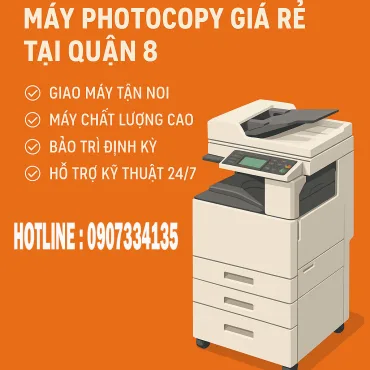 Cho thuê máy photocopy tại Quận 8